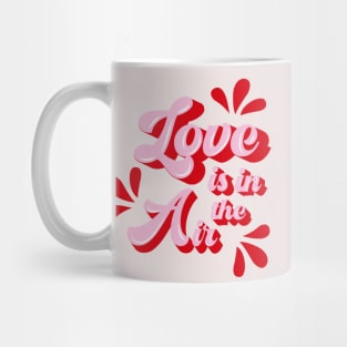 Love retro caligraphy Mug